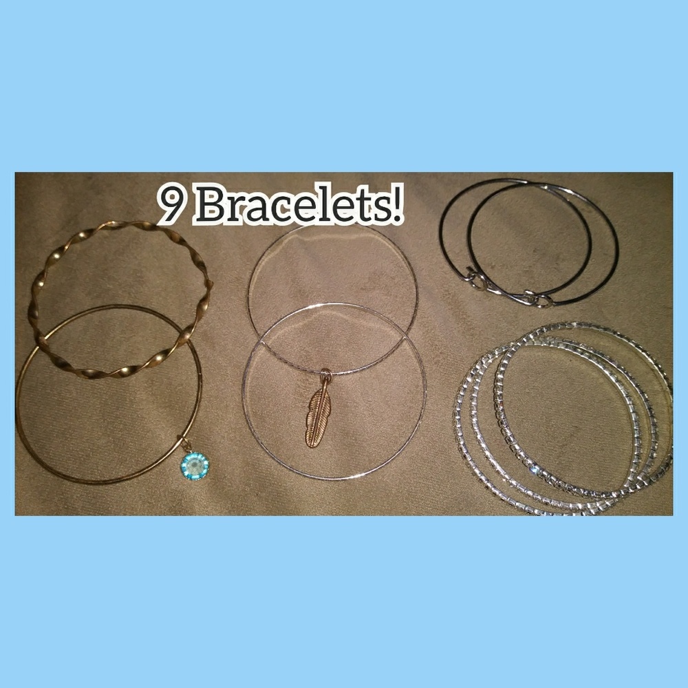 Bangle bracelet bundle ✴